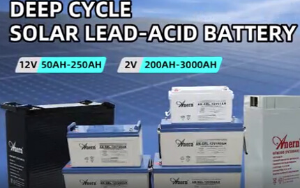 Forfaits de batterie solaire au plomb