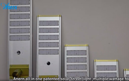 SLA tout-en-un réverbère solaire de conception brevetée Anern