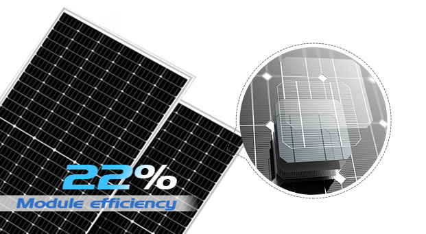 Avantages des panneaux solaires à demi-coupe mono PERC