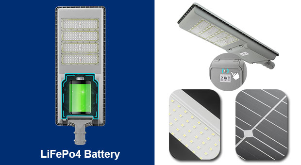 150 Watt Solaire Réverbère (ISSL-C) Avantages