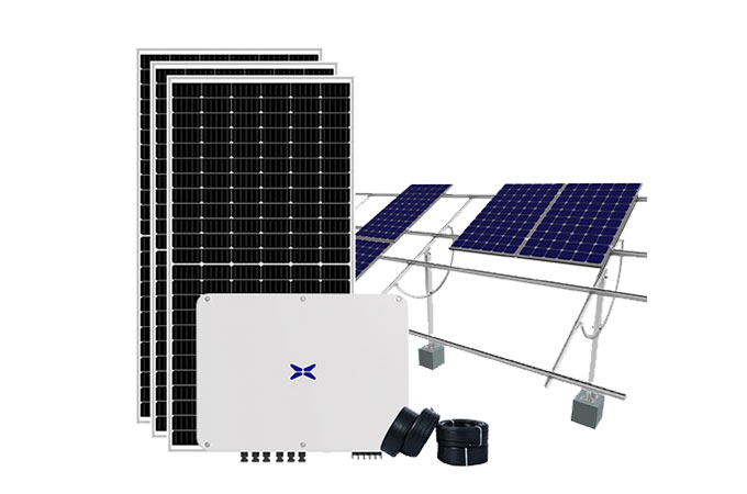 Système d'alimentation solaire sur réseau