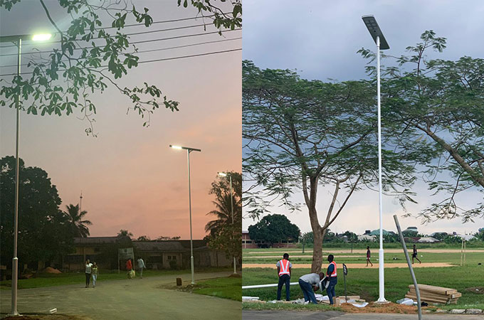 Marché du réverbère solaire en Afrique