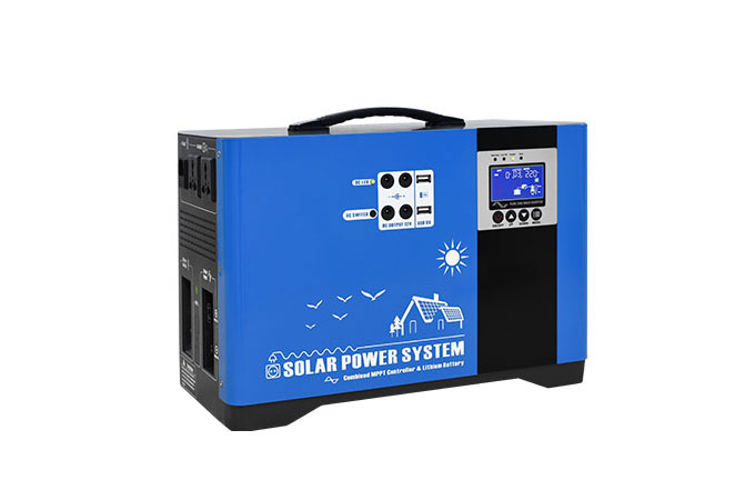 Système de stockage solaire de batterie au lithium portable