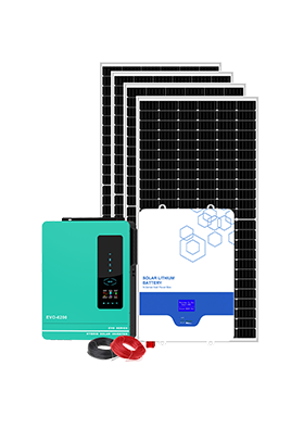 Système d'alimentation solaire domestique hors réseau 4-10kw batterie au lithium