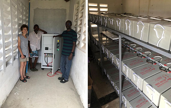 Tanzanie a installé le système d'alimentation de la batterie 50kw