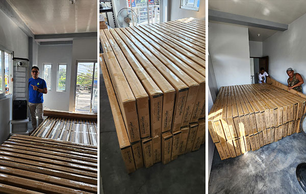 100 ensembles de lampadaires solaires SLZ aux Philippines