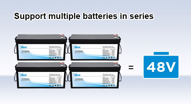 Avantages de la batterie au lithium 12.8V200AH de la série AN-LFP