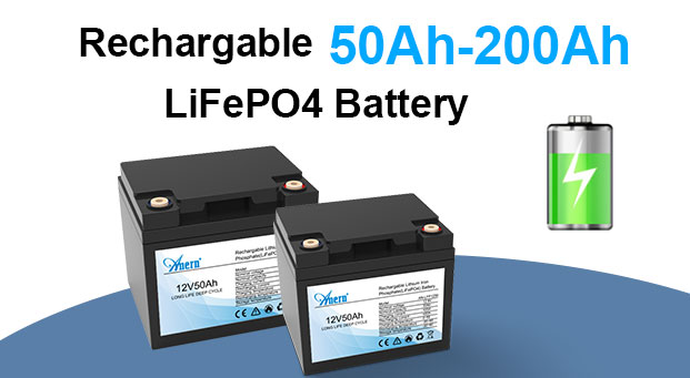 AN-LFP séries batterie au lithium 12.8V50AH avantages