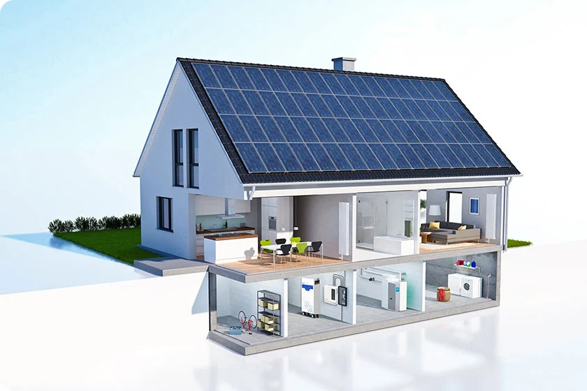 Batterie au lithium pour un usage domestique
