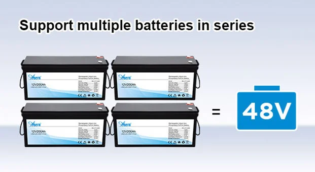 Batteries multiples de soutien en série