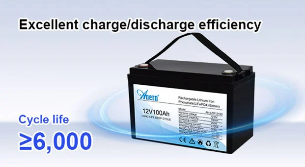 Excellente efficacité de charge/décharge