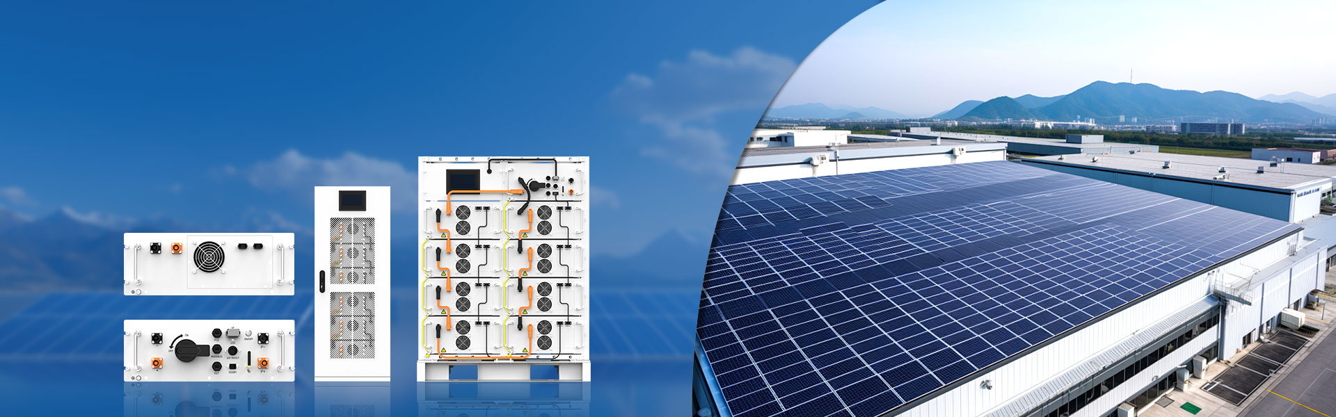Stockage commercial de batterie solaire d'Anern