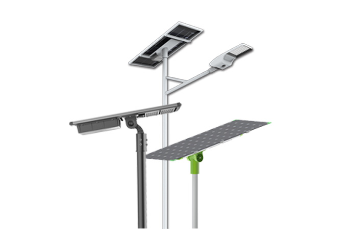 Projet de qualité supérieure réverbères solaires