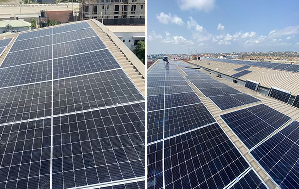 Étude de cas : Projet solaire en toiture au Nigeria : Panneaux solaires à double vitrage pour environnements à haute température
