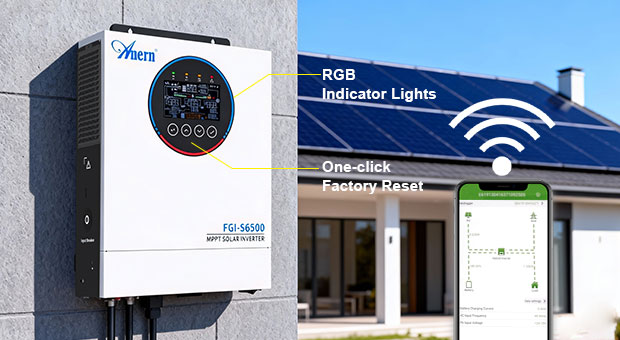 Avantages des onduleurs solaires de la série AN-FGI-S AN-FGI-S5000/6500/12000