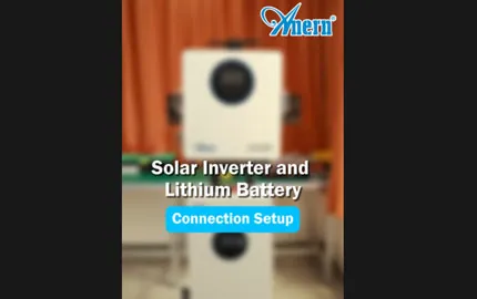 Configuration de connexion et de sortie de l'onduleur Anern HYI et de la batterie au lithium Nplus