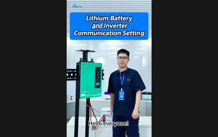 Tutoriel de configuration de l'onduleur Anern EVO et de la batterie au lithium Npro
