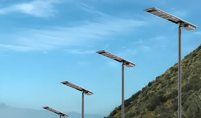 Maintenance des lampadaires solaires