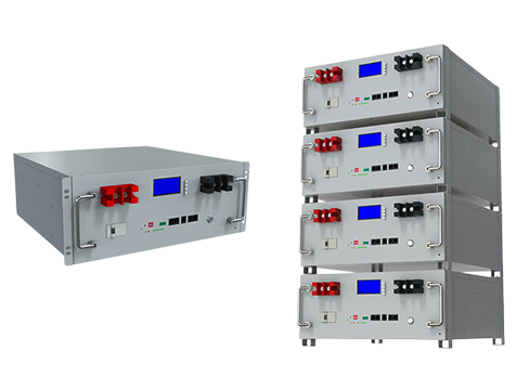 Batterie au lithium montée en rack