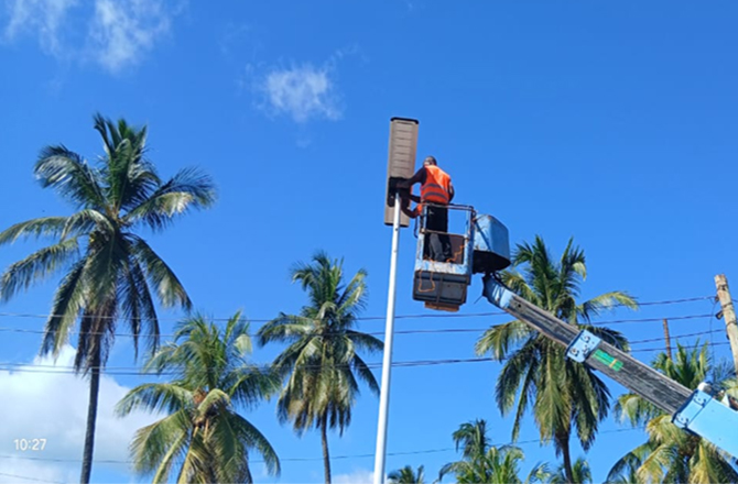Projet de lampadaire solaire Anern Tanzania SLZ 100W