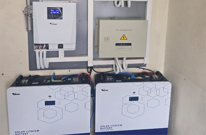 Projet de système d'énergie solaire Anern Zambia