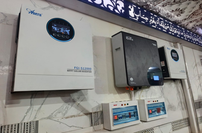 Étude de cas du projet d'onduleur solaire Anern Pakistan : onduleur solaire FGI-S 12kW