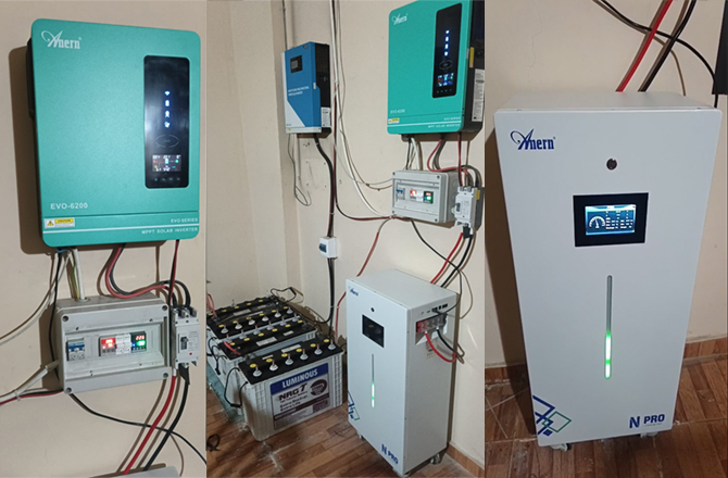Écran tactile, batterie au lithium et onduleur hybride EVO au Liban