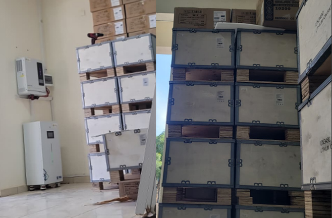 Projet de soutien énergétique par onduleur solaire et batterie au lithium Anern Tchad