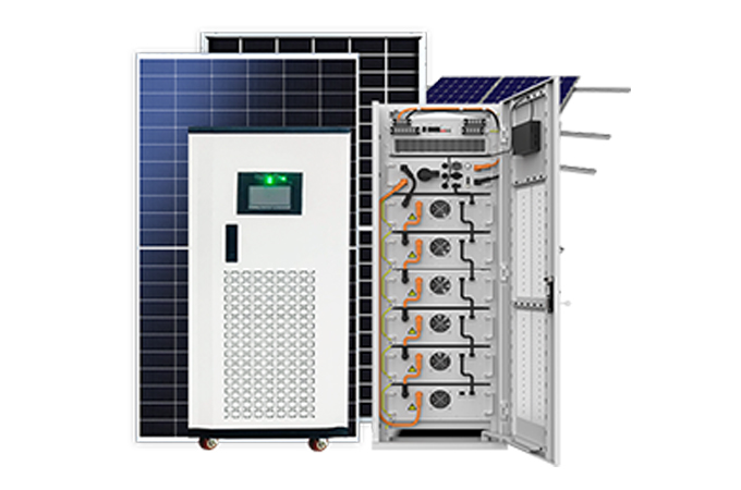 Système solaire à onduleur hors réseau de 30 à 100 kW