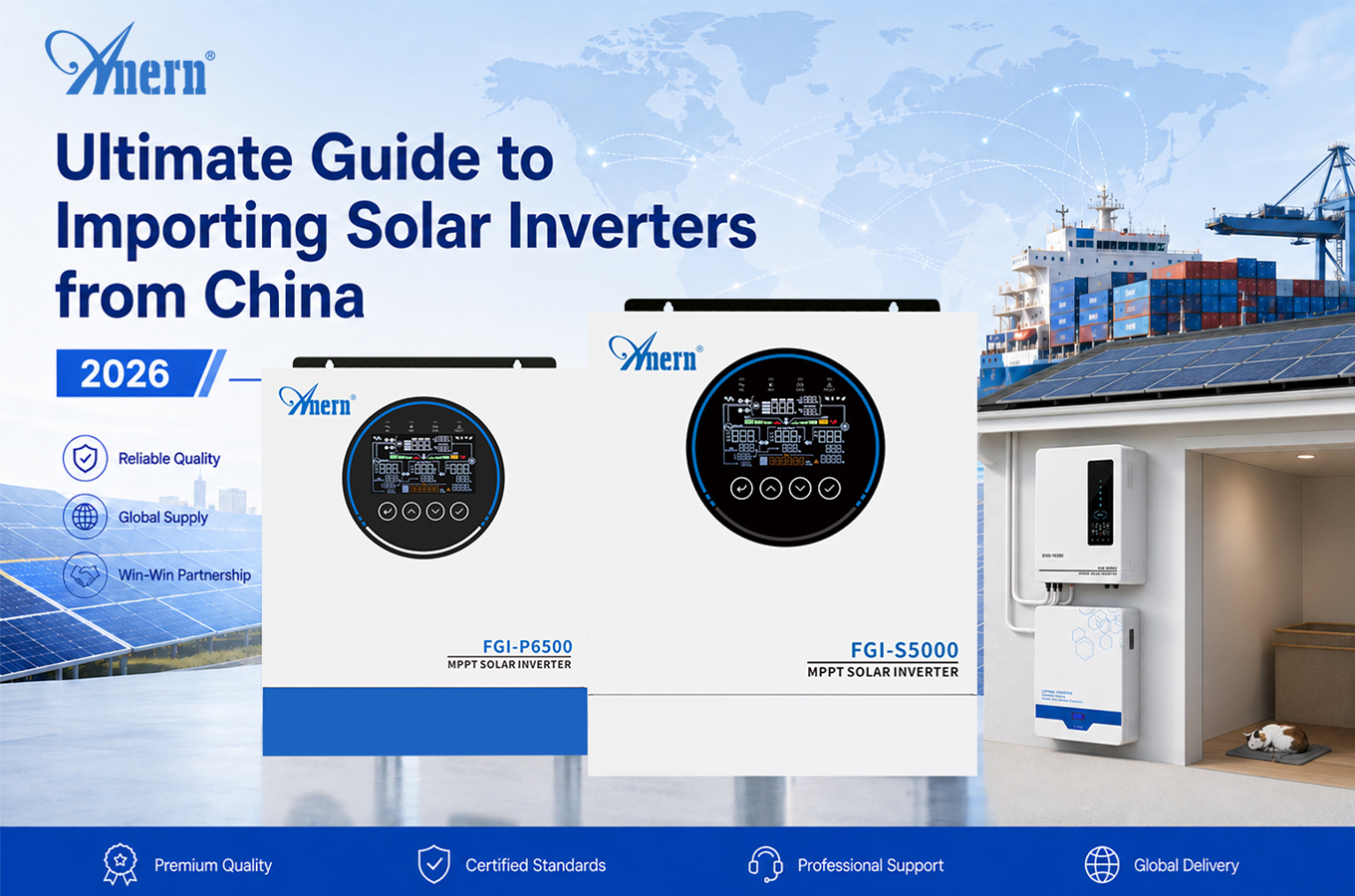 Ultimate Guide to Importing Solar Inverters from China (2026) - 翻译中...