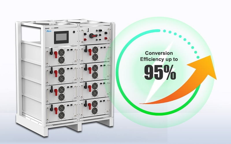 Avantages de la batterie lithium haute tension commerciale de 114KWH 50KW
