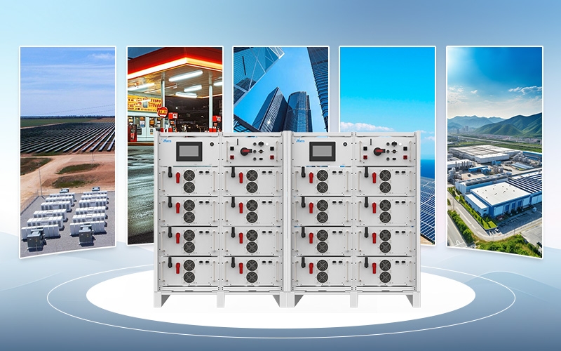 Avantages de la batterie lithium haute tension commerciale de 114KWH 50KW