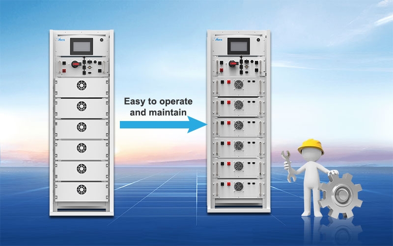 Avantages de la batterie au lithium commerciale haute tension 60KWH 30KW