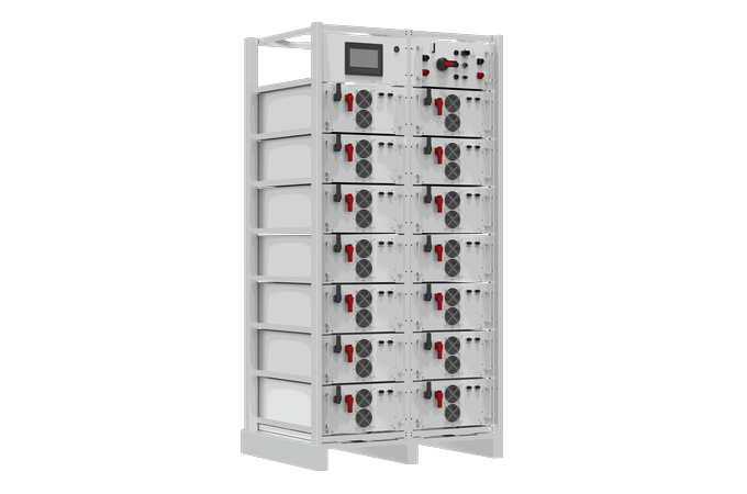 Batterie solaire commerciale haute tension de 215 kWh et 100 kW